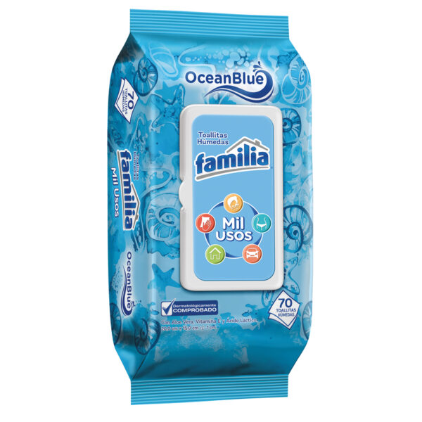 Paños Humedos Familia Active Mil Usos 70 Unidades