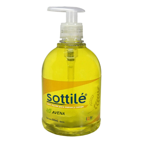 Jabon Liquido Antibacterial Sottile Avena 500 Ml