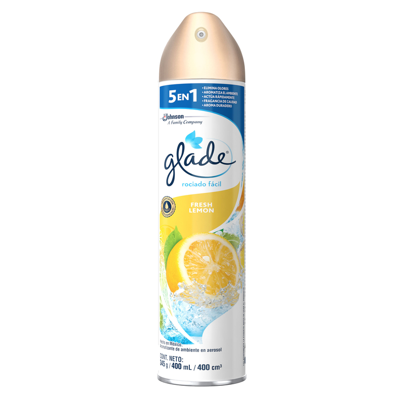 Ambientador Glade Spray Lemon Fresh 400 Ml