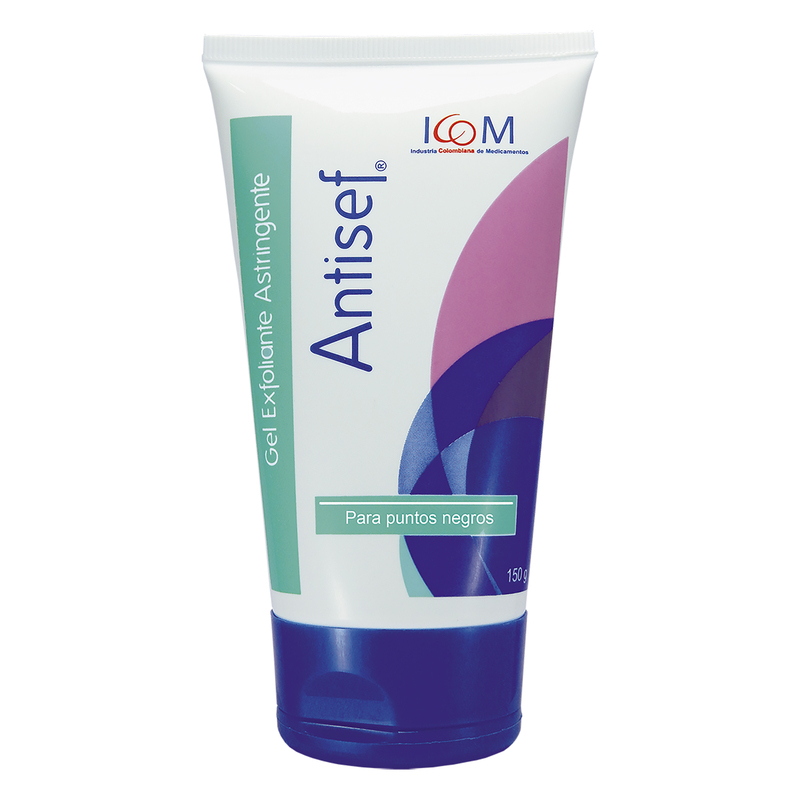 Gel Exfoliante Puntos Negros Antisef 150 Gr