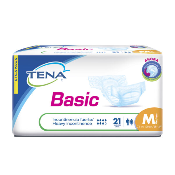 Pañal Tena Slip Clasico Medio 21 Unidad
