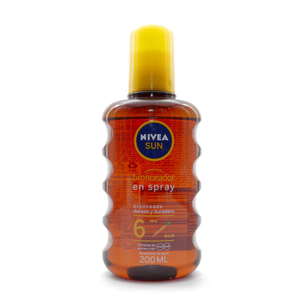 Bronceador Nivea Sun Aceite Spray Filtro Protector Solar 6 200 Ml