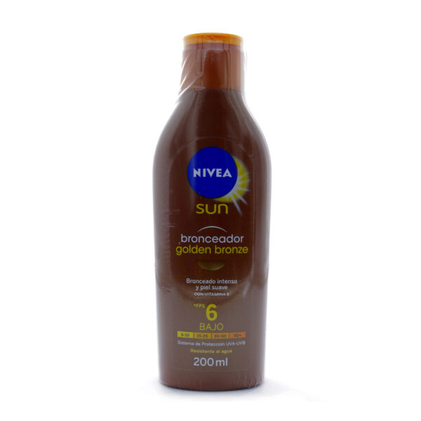 Bronceador Nivea Sun Golden Filtro Protector Solar 6 200 Ml