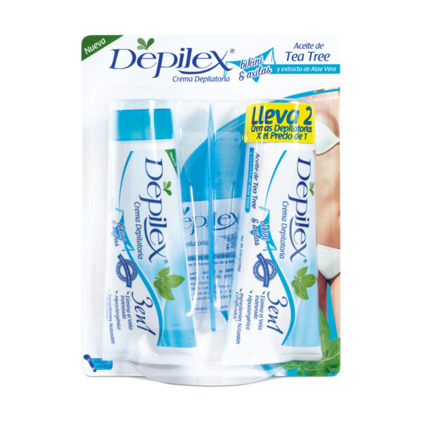 Crema Depilex 3 en 1 Biquini y Axila 100 2 x 1