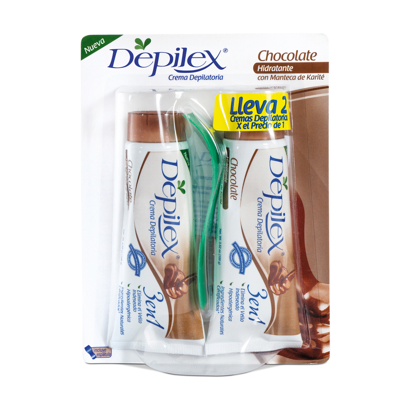 Crema Depilex 3 en 1 Chocolate Hidratante 100 2 x 1