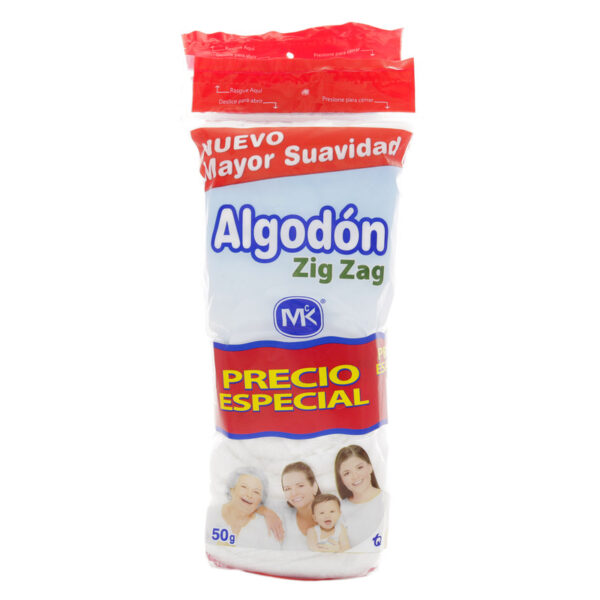 Algodon Zig Zag Mk Pague 100 Lleve 150