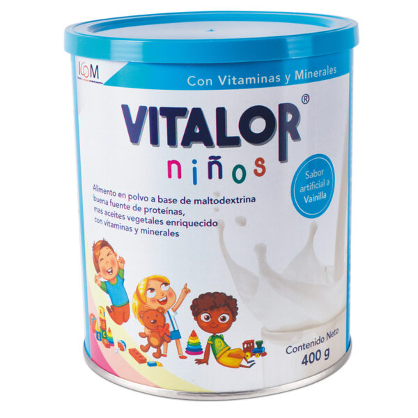 Vitalor Niños Vitaminas Vainilla 400 Gr