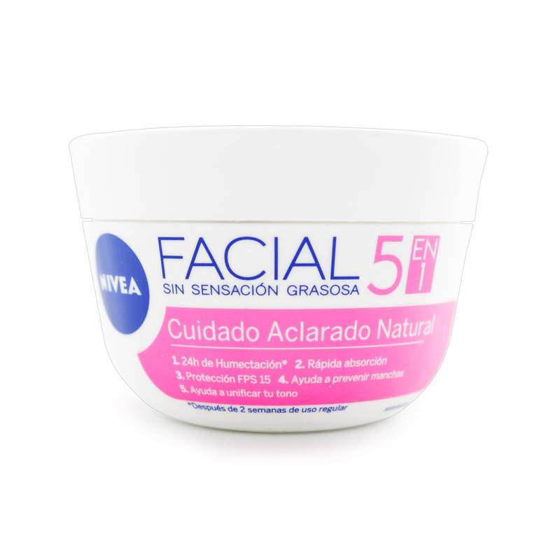 Crema Nivea Cuidado Facial Aclarado Natural 100 Ml