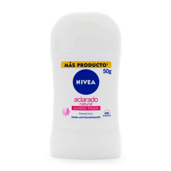 Desodarante Nivea Barra Aclarado Natural 50 Gr Mujer