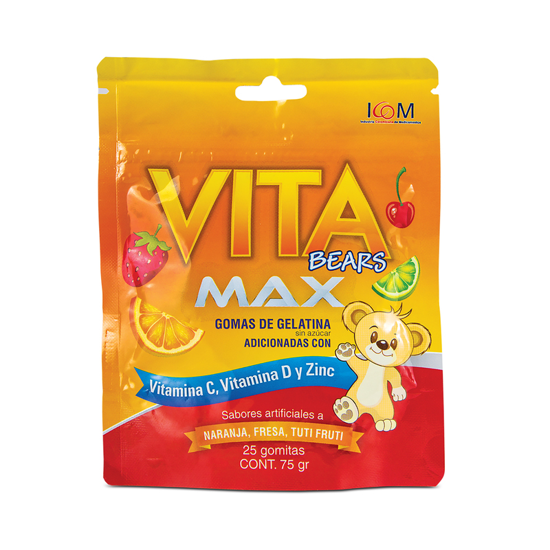 Gomas Vita Bears Max 75 Gr 25 Unidades Icom