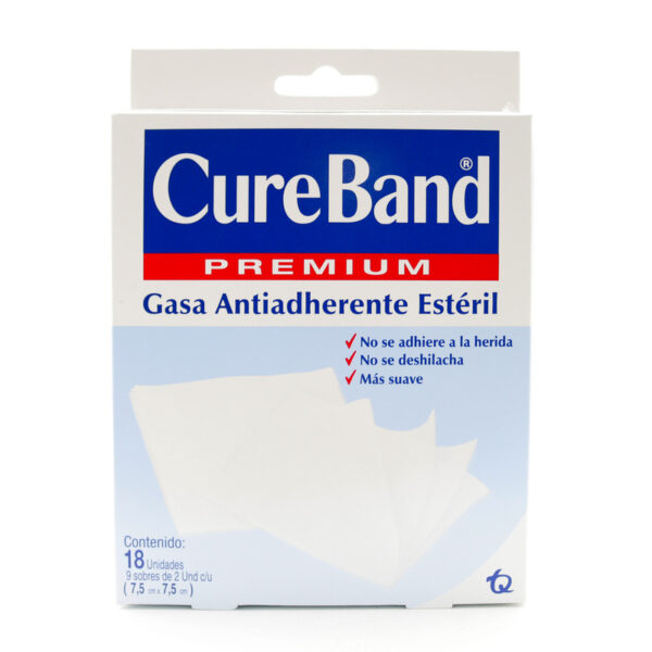 Gasa Cure Band Prem.Es.7.5x7.5 Sobres 2 9 Unidades