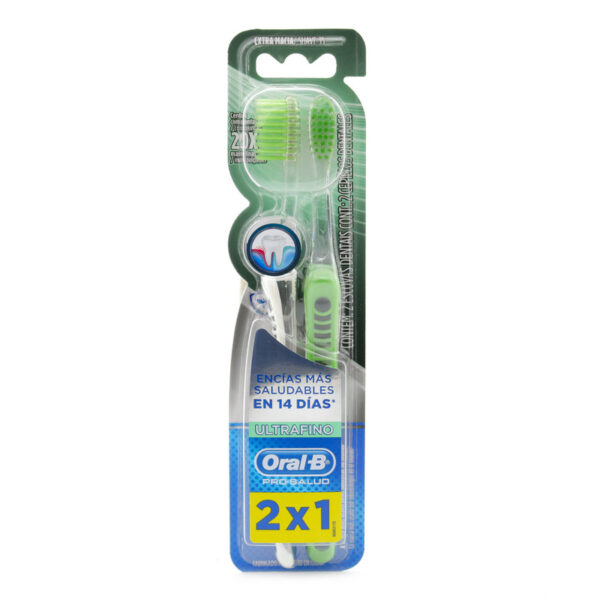 Cepillo Oral B Suave Ultrafino  2 x 1
