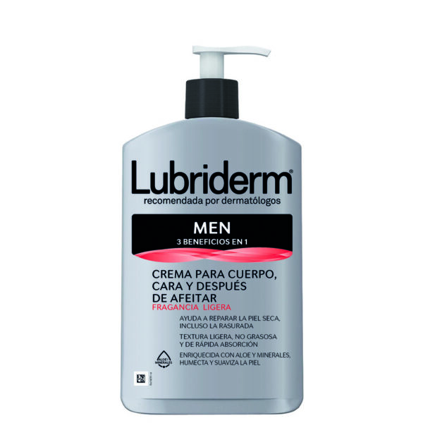 Lubriderm Men 3 en 1 Con Fragancia 400 Ml
