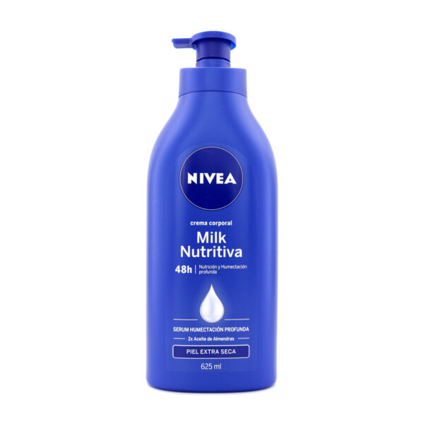 Crema Nivea Body Milk Nutritiva 625 Ml