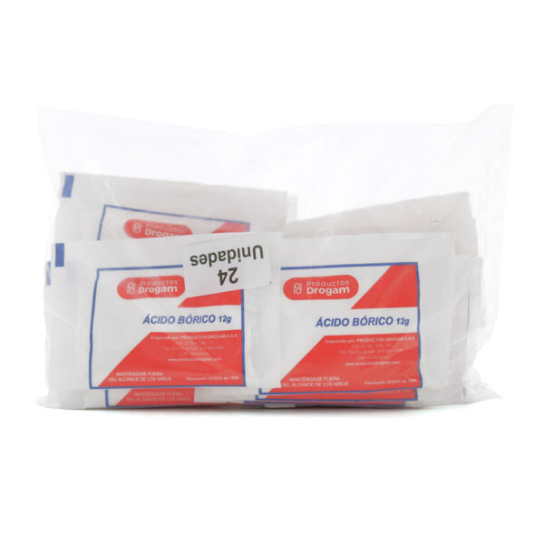 Acido Borico 12 Gr 24 Sobres Drogam
