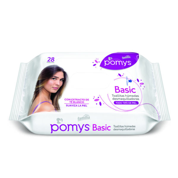 Toalla Desmaquillante Familia Pomys Basic 28 Unidades