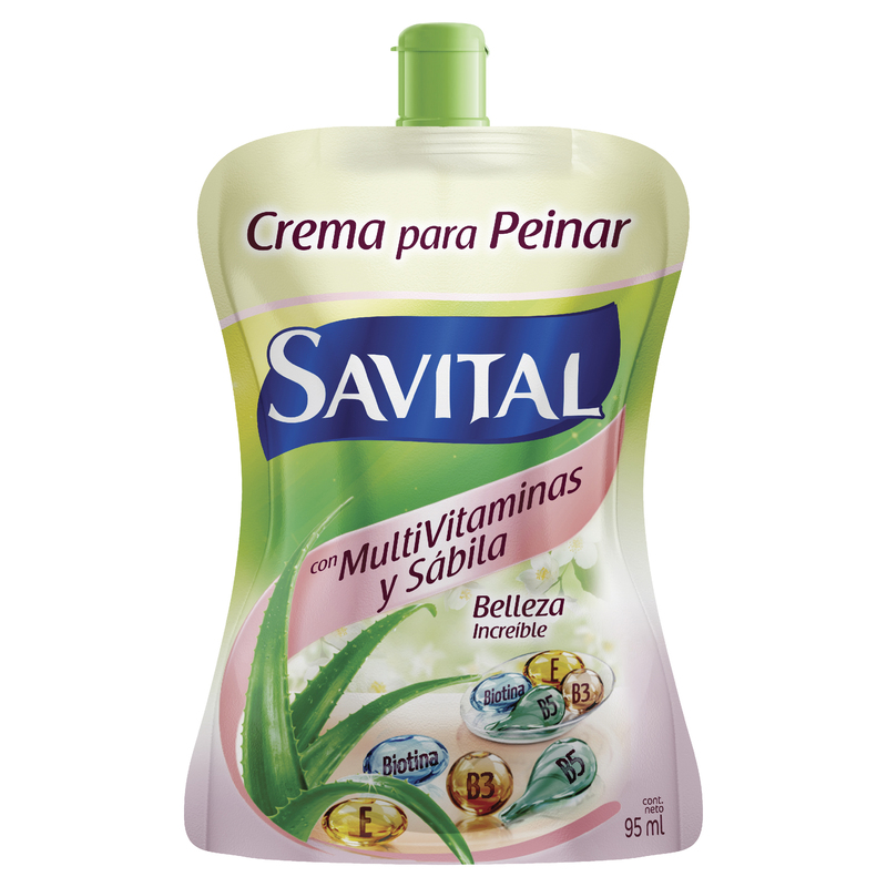 Crema Para Peinar Savital Multivitaminas 95ml