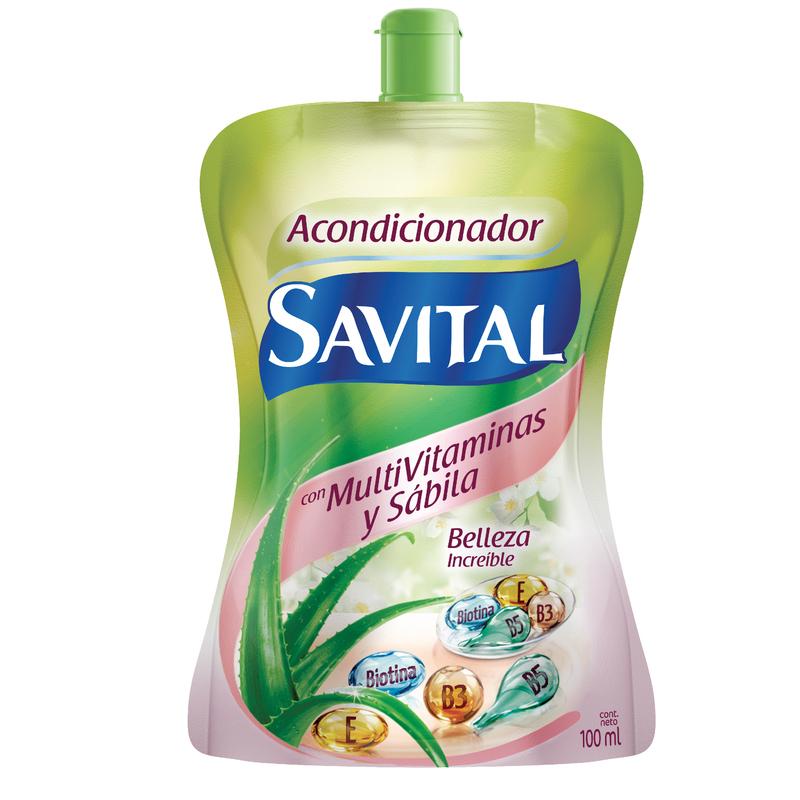 Acondicionador Savital Multivitaminas Sabila 100 ml Doy Pack