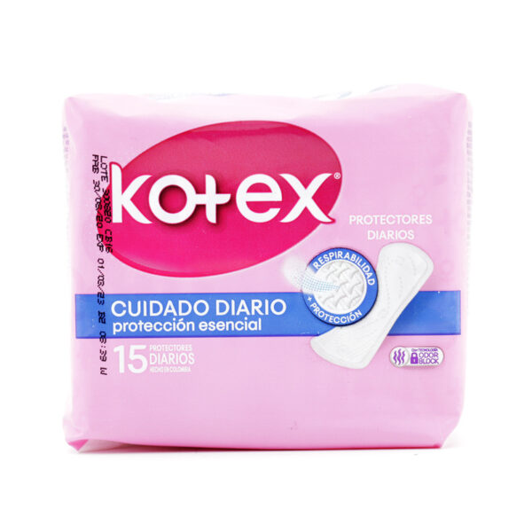 Protectores Kotex Ph Duo Ajustables 15 Unidades