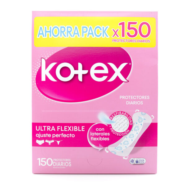 Protectores Kotex Fem Ultra Flexible 150 Unidades