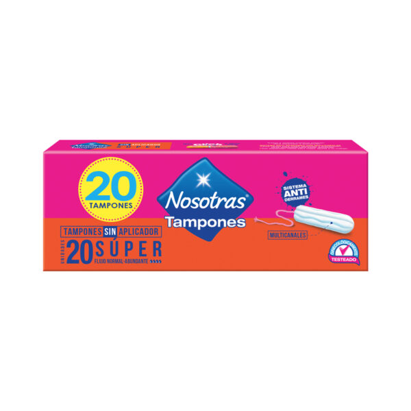 Tampon Nosotras Digital Super 20 Unidades