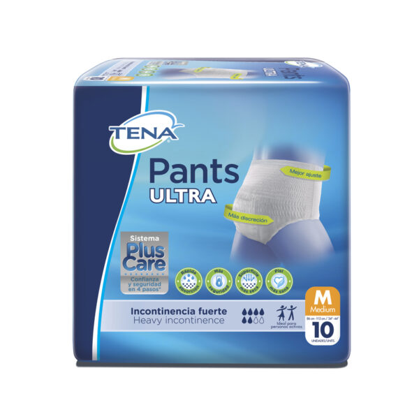 Pañal Tena Pants Ultra Medio 10 Unidades