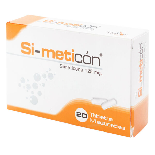 Simeticon 125 Mg 20 Tabletas