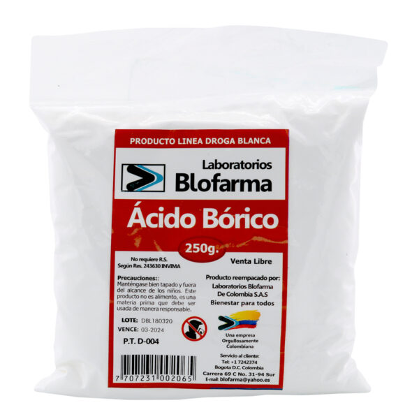 Acido Borico Dr.Sana 250 Gramos