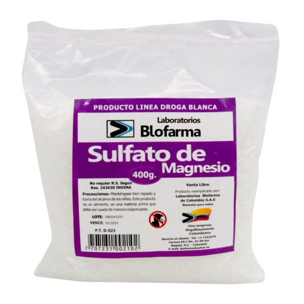 Sulfato Magnesio Dr.Sana 400 Gramos