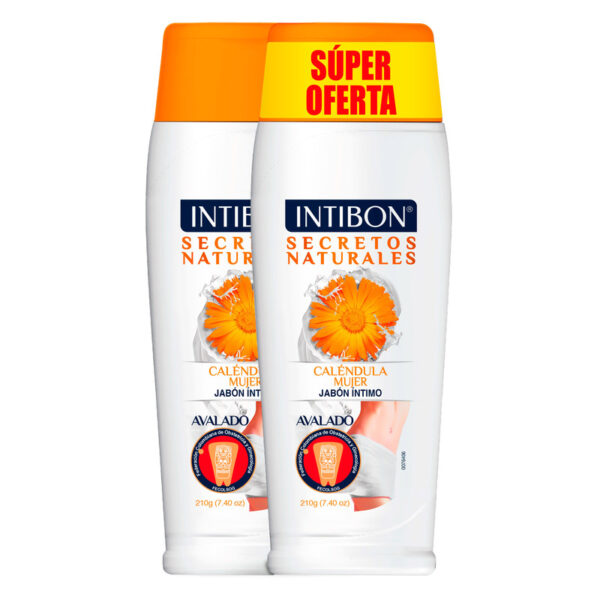 2 Jabon Intimo Intibon Calendula Mujer 210 Gr
