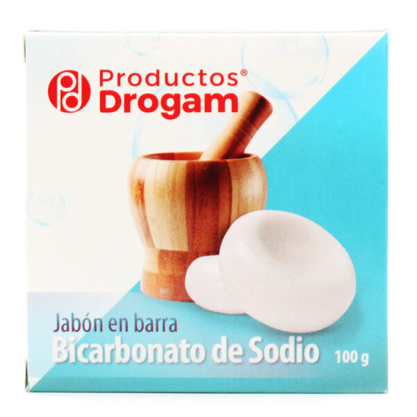 Jabon Barra Bicarbonato Sodio Drogam 100 Grs