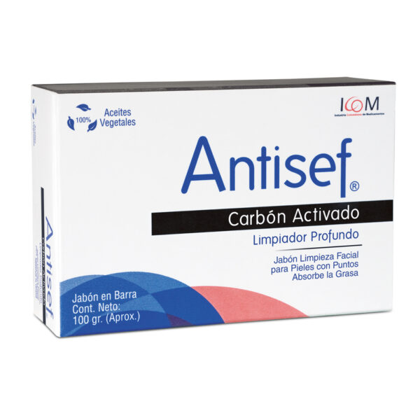 Jabon Antisef Carbon Activo 100 Gr Icom