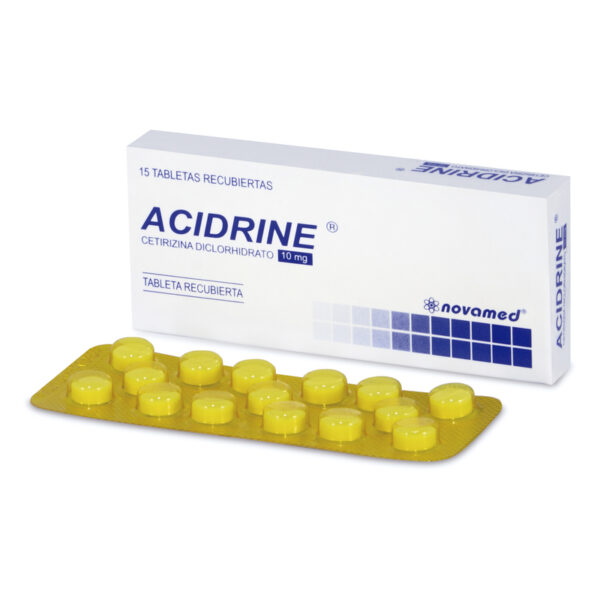 Acidrine 10 Mg 15 Comprimidos