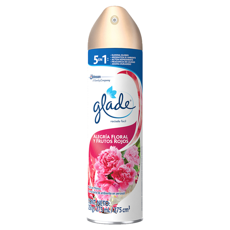 Ambientador Glade Spray Ale.Flor 250gr/275ml