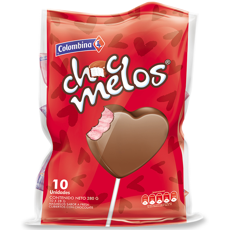 Chocmelos Corazon 10 Unidades