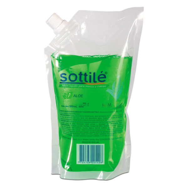 Jabon Liquido Sottile Aloe Doypack 500ml