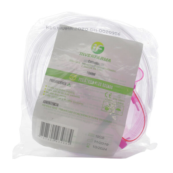 Kit Nebulizacion Plus Pediatrico Rosa Inverfarma