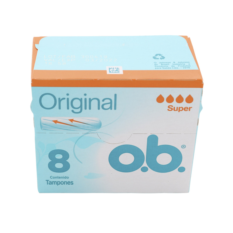 Tampon Ob Siempre Libre Original Super 8 Unidades