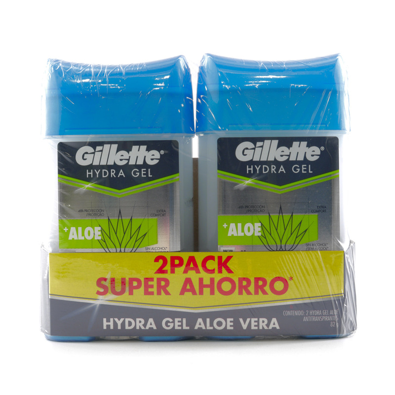 2 Desodorante Gill Hydra Gel Aloe Vera 82gr Super Ahorro
