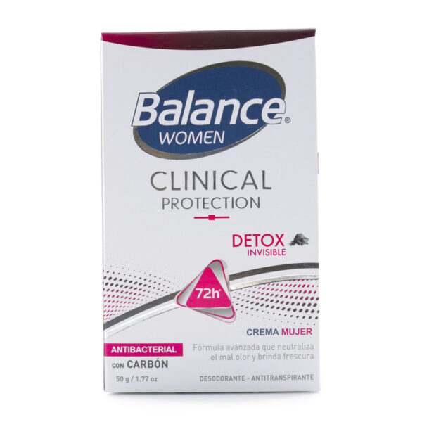 Desodorante Balance Clinical Detox Crema 50 Gr Mujer