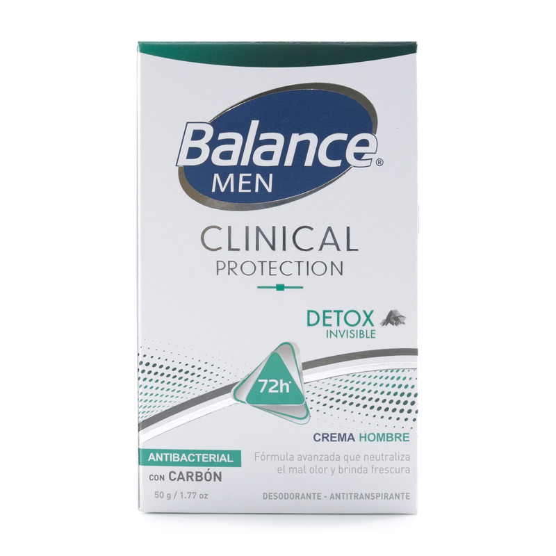 Desodorante Balance Clinical Detox Crema 50 G Hombre