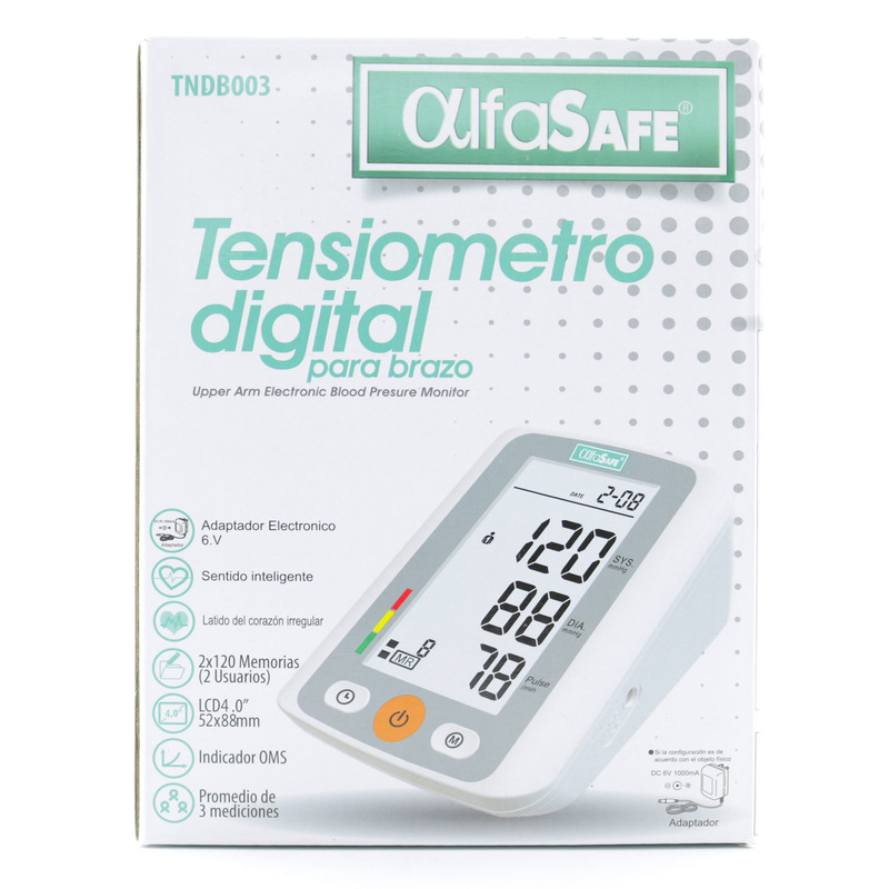 Tensiometro Digital Brazo Alfasafe Hk- 8