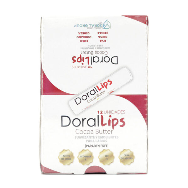 Doral Lips Manteca De Cacao 5 Gr 12 Unidades