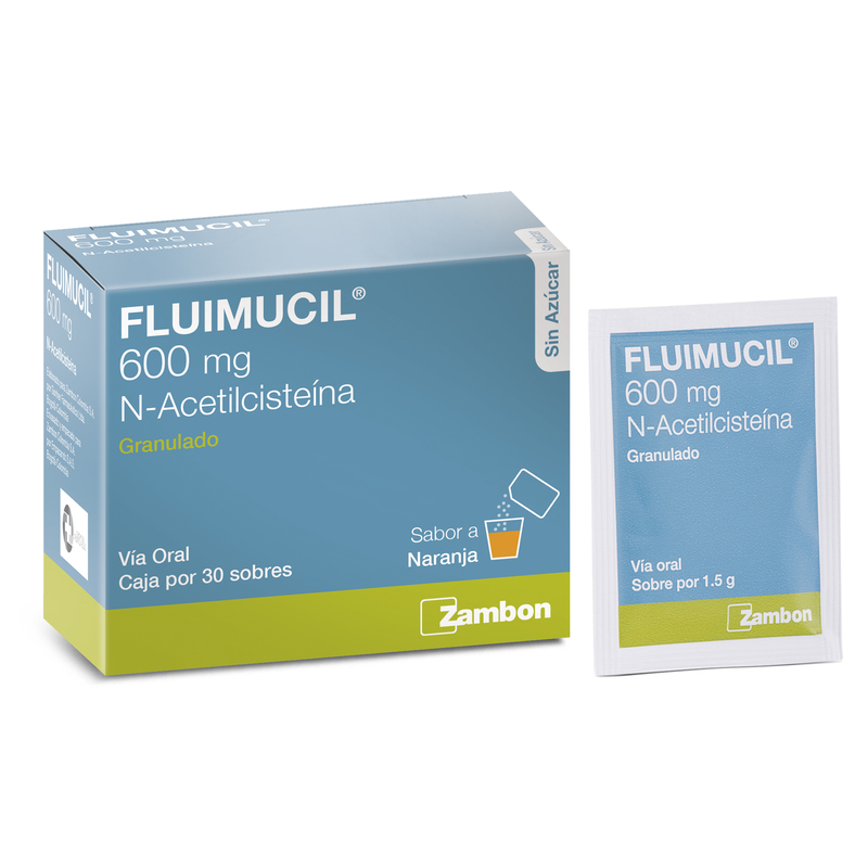 Fluimucil 600 Mg 30 Sobres