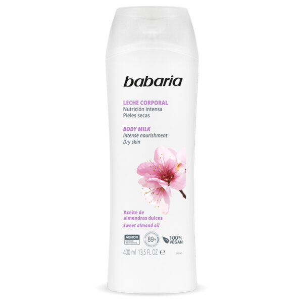 Crema Babaria Body Milk Almendras 400 Ml Lb