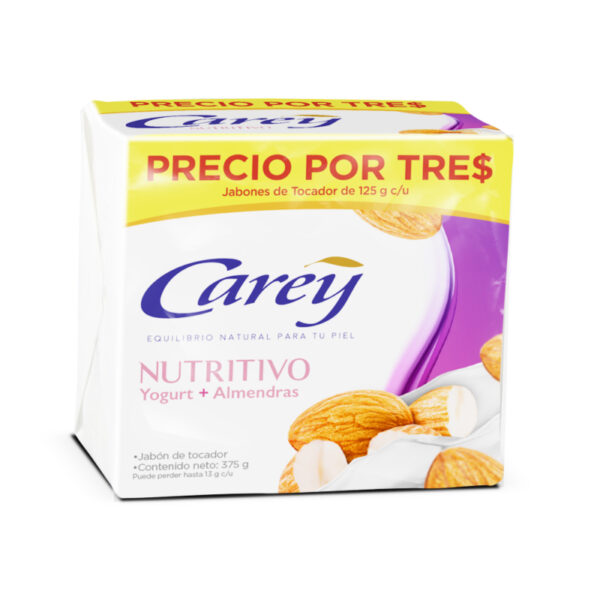 3 Jabon Carey Yogurth Ay Vitamina E 110 Gr