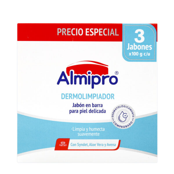 Tripack Almipro Jabon Dermolimpiador 100 Gr