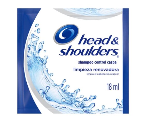 Champu Head Shoulders Limpieza Renovadora 18 Ml 12 sobres