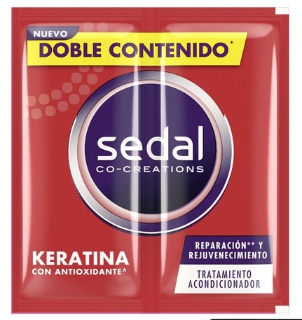 Champu Sedal Keratina Antioxidante 24 ml 12 Sobres