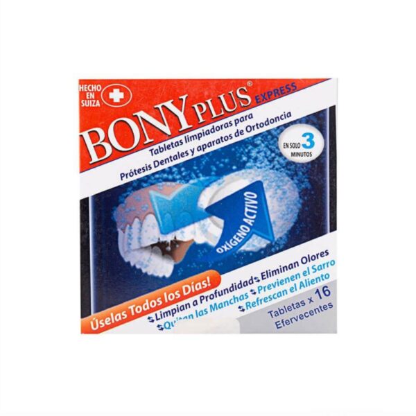 Bony Plus Tabletas Efervescentes 16 Unidades